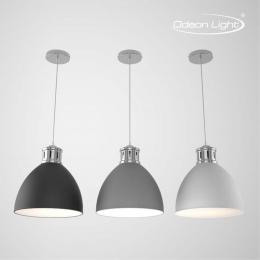 Odeon light 3323/1 PENDANT ODL17 378 белый/никель Подвес E27 60W 220V VIOLA  - 3 купить